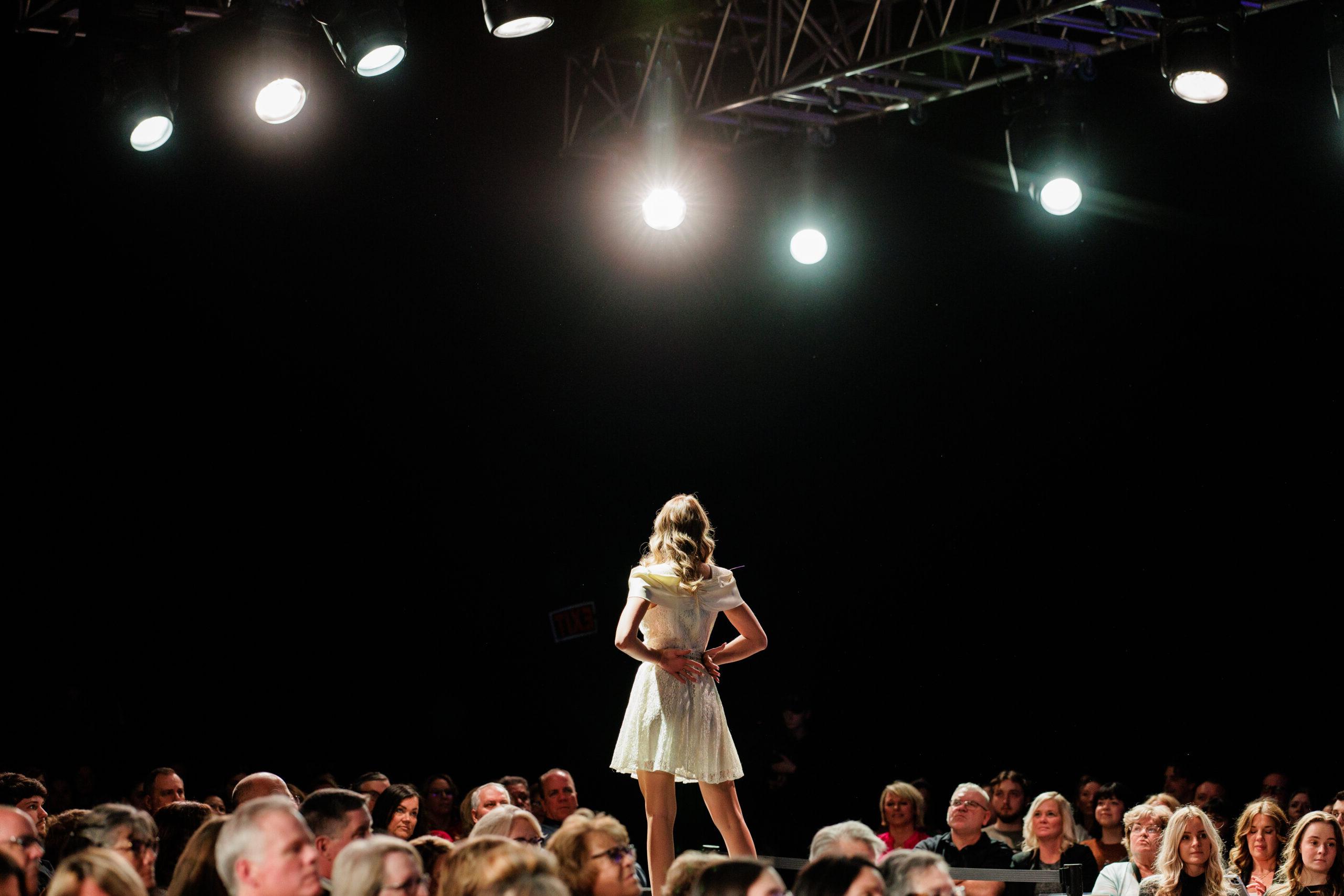 Student pictured at the Northwood University Fashion Show
